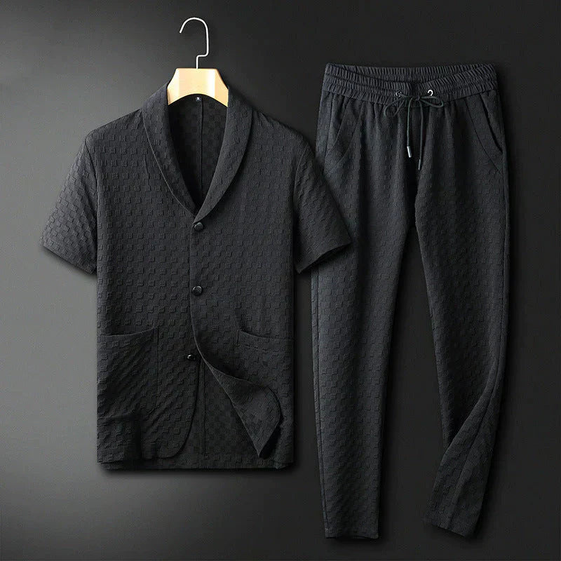 Trendy and comfortable business summer set for men – Timothy-Black-S-State of Style