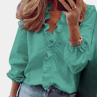 Trendy and Stylish Women's Blouse - Isla-Green-S-State of Style