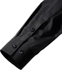 Trendy Anti-Crease Shirt for Men - Tom-Black-S-State of Style