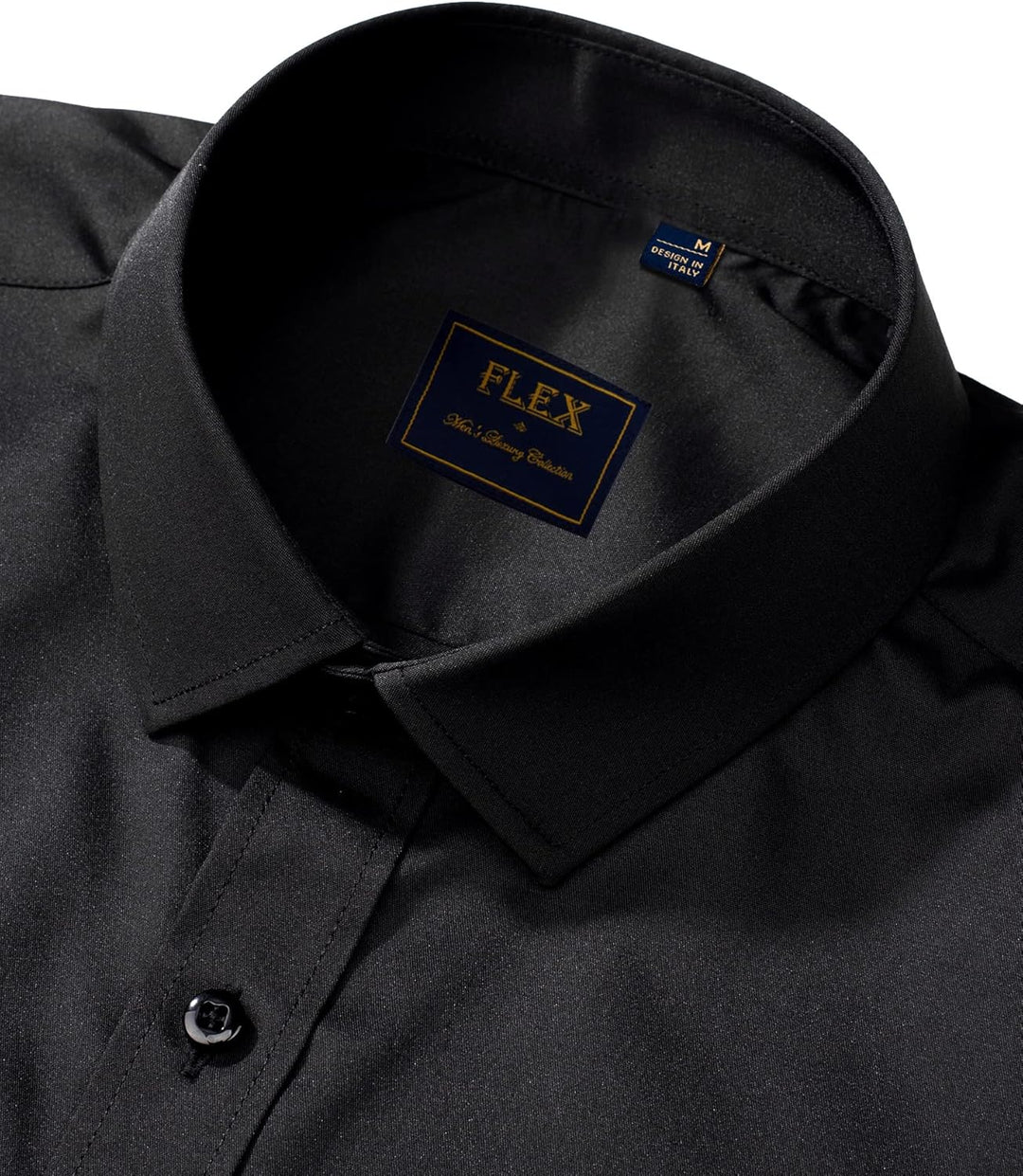 Trendy Anti-Crease Shirt for Men - Tom-Black-S-State of Style