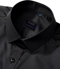 Trendy Anti-Crease Shirt for Men - Tom-Black-S-State of Style