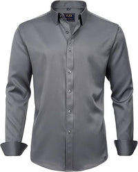 Trendy Anti-Crease Shirt for Men - Tom-Grey-S-State of Style