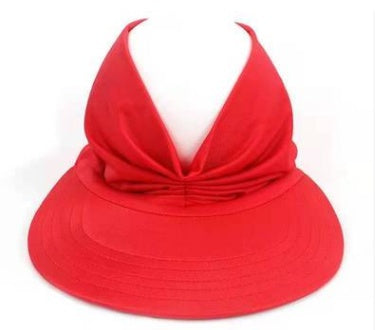 Trendy anti-UV hat for summer – SunGuard Helios-Red-State of Style