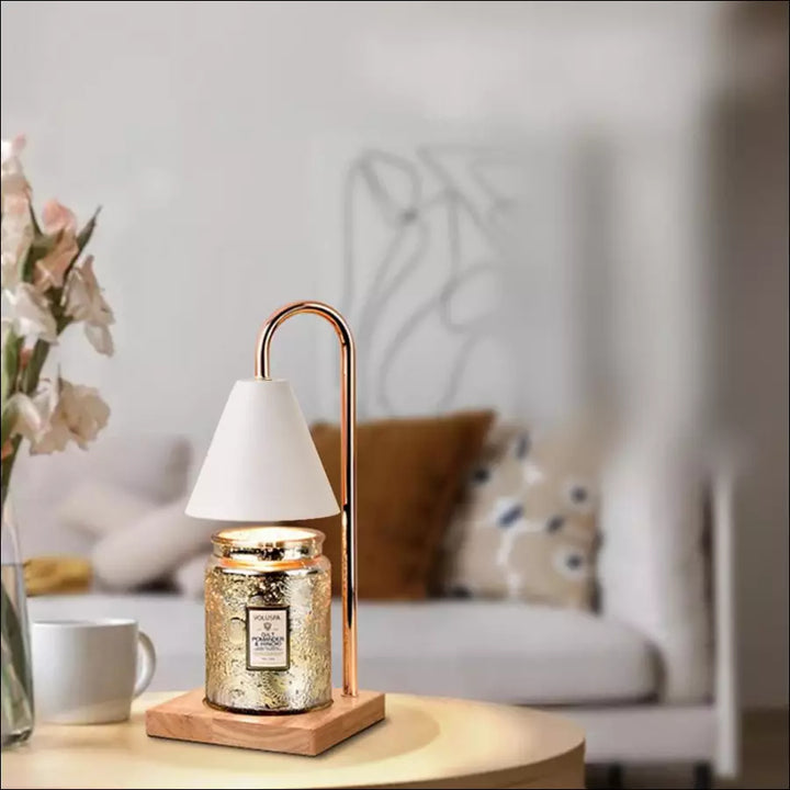 Trendy Atmospheric Candle Warmer Lamp - Sophia-White-State of Style
