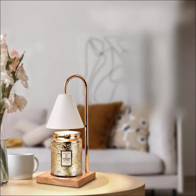 Trendy Atmospheric Candle Warmer Lamp - Sophia-White-State of Style