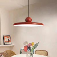 Trendy Bauhaus Glass Pendant Lamp - LunaBau-30cm-Red-State of Style