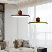 Trendy Bauhaus Glass Pendant Lamp - LunaBau-30cm-Red-State of Style