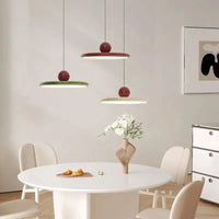 Trendy Bauhaus Glass Pendant Lamp - LunaBau-30cm-Red-State of Style