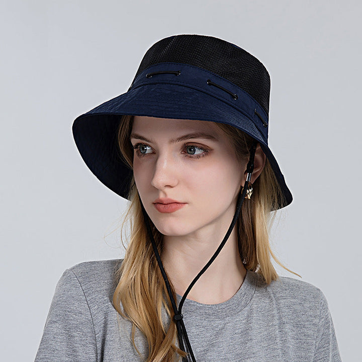 Trendy & breathable sun hat for any occasion – Vina-Navy blue-State of Style