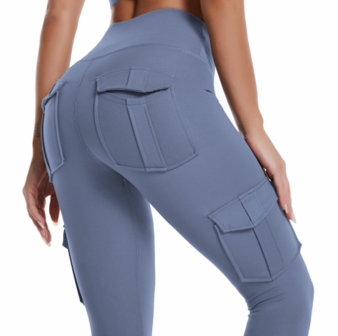 Trendy Cargo Legging - Aurora-Blauw-XS-State of Style