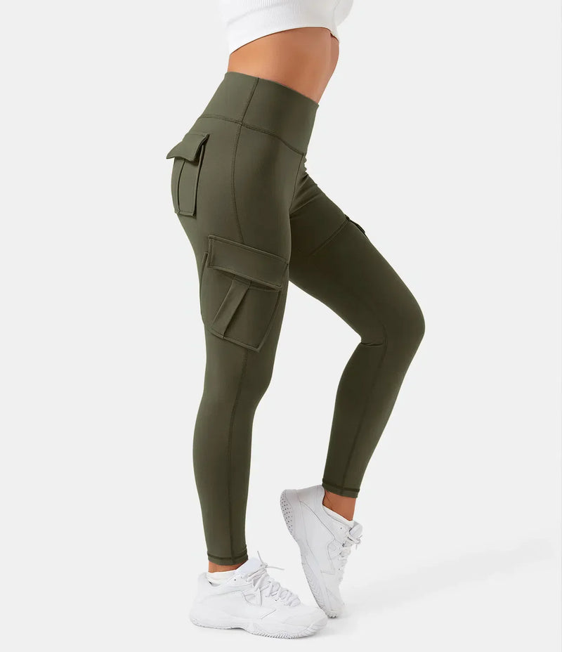 Trendy Cargo Legging - Aurora-Groen-XS-State of Style