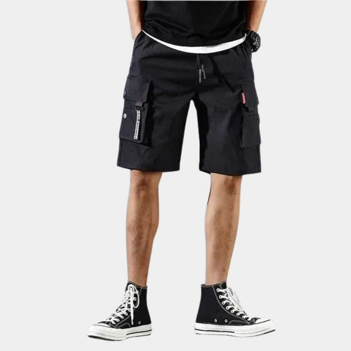 Trendy Cargo Shorts for Men - Axel-Grey-M-State of Style
