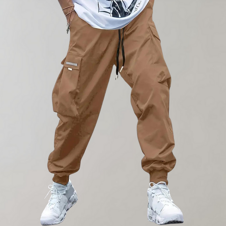 Trendy Casual Cargo Trousers - Joris-Khaki-S-State of Style