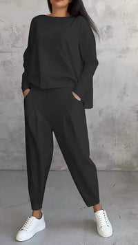 Trendy Casual Women's Outfit Set - Brooklyn-Black-S-State of Style