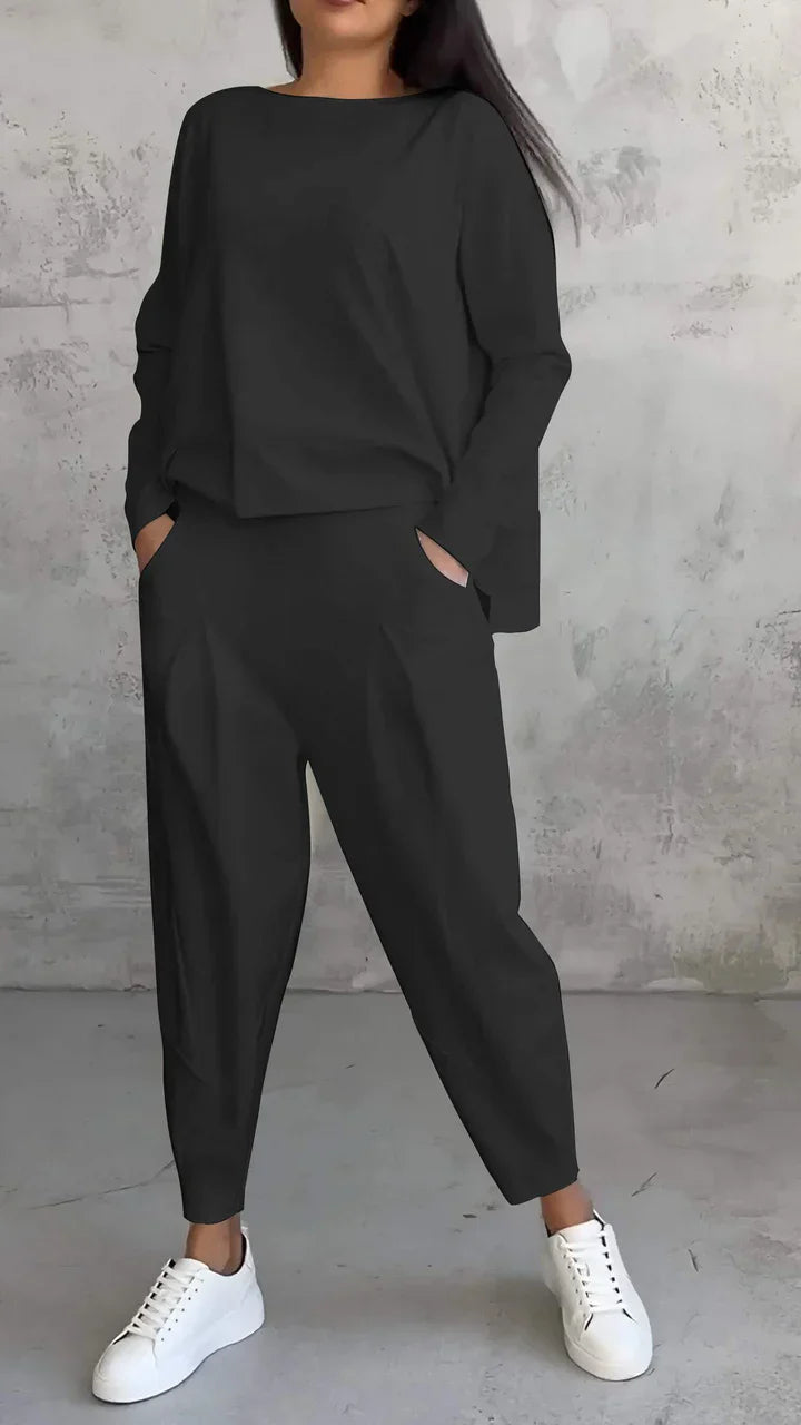 Trendy Casual Women's Outfit Set - Brooklyn-Black-S-State of Style