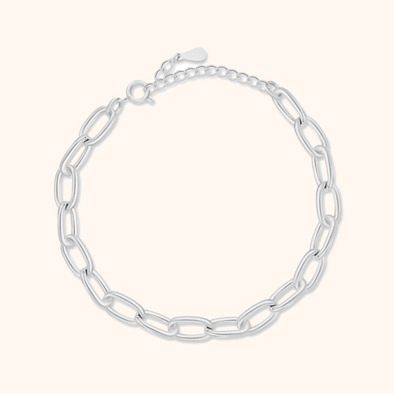 Trendy Chain Bracelet - Lucia-Silver-State of Style