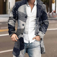 Trendy Classic Men's Coat - Matthis-Blue-S-State of Style