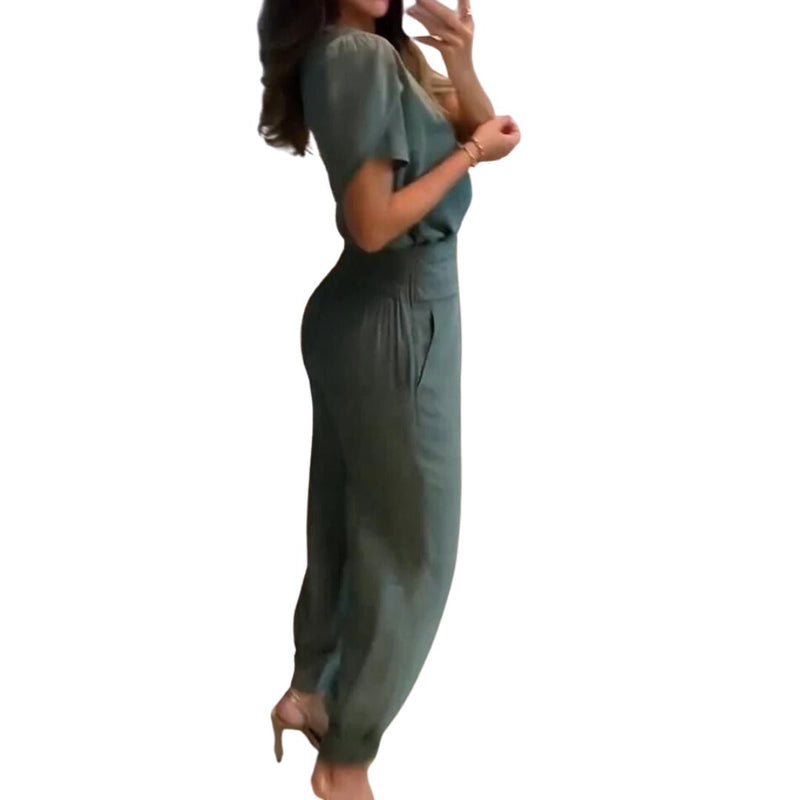 Trendy & Comfortable Clothing Set | Kara-Olive Green-S-State of Style