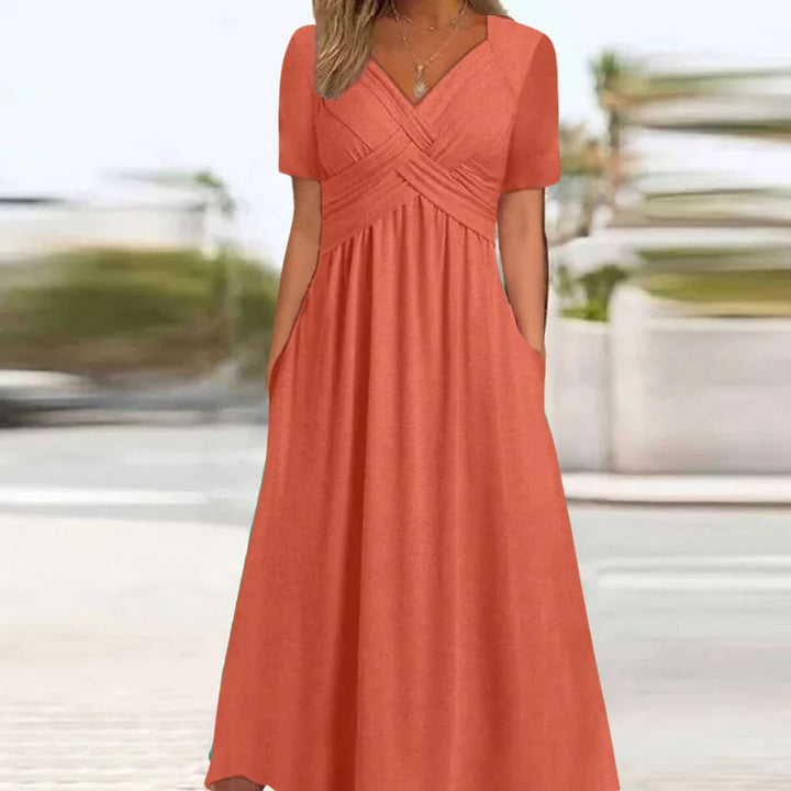Trendy Comfortable Jamie Dress | Perfect for Any Occasion-Orange-S-State of Style