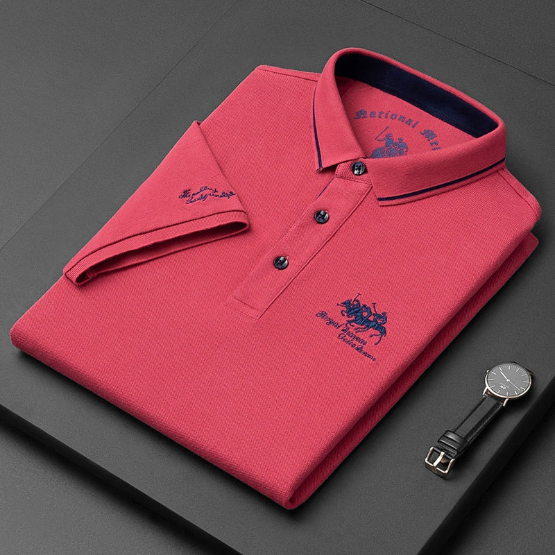 Trendy Embroidered Polo - Henry-Rood-M-State of Style