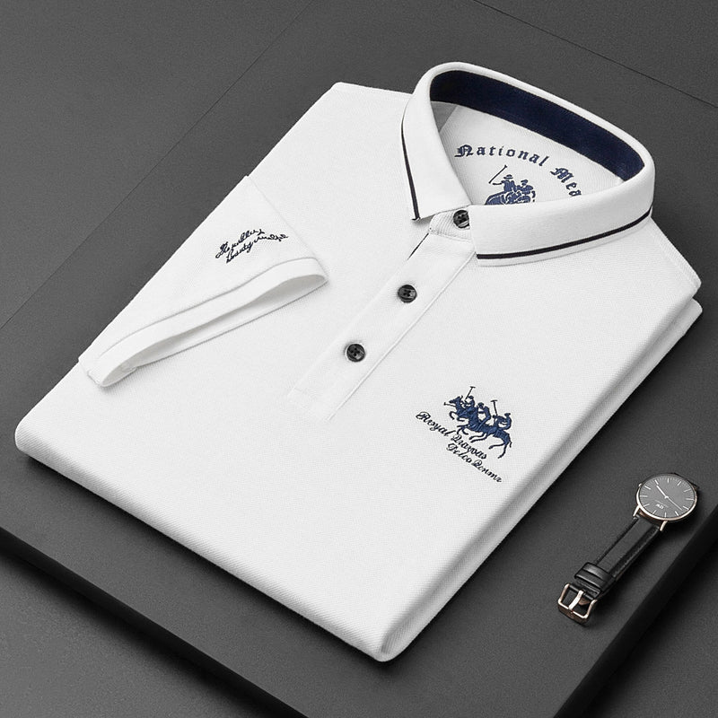 Trendy Embroidered Polo - Henry-Wit-M-State of Style