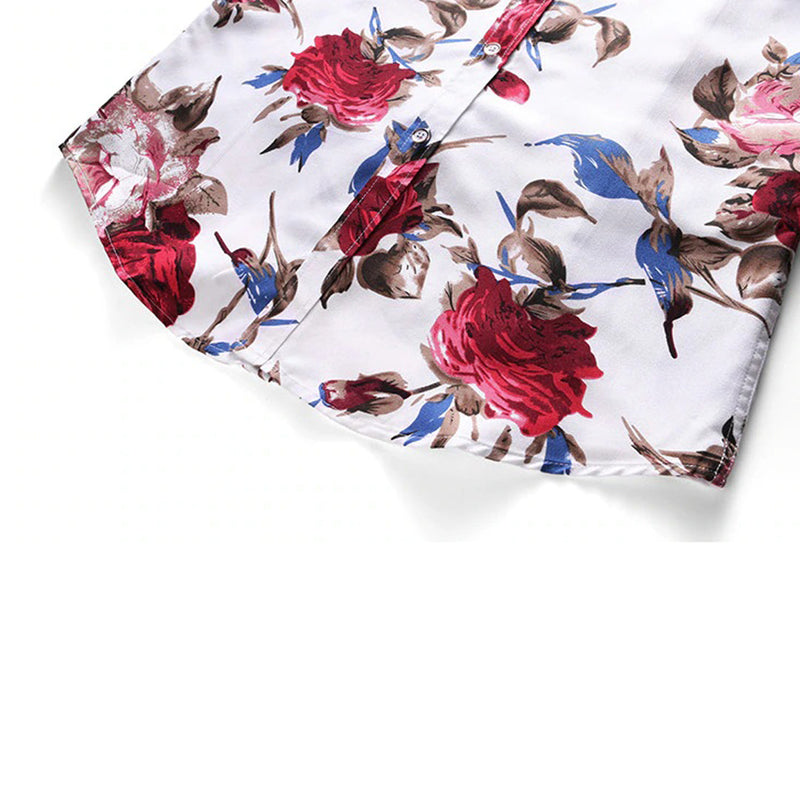 Trendy Floral Print Shirt – Finn-Red-XS-State of Style