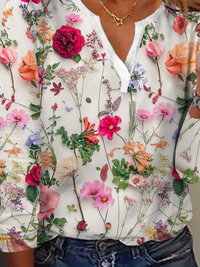 Trendy Floral Sweater - Lana-S-State of Style