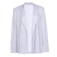 Trendy glitter party set with blazer – Dalia-Top-S-State of Style