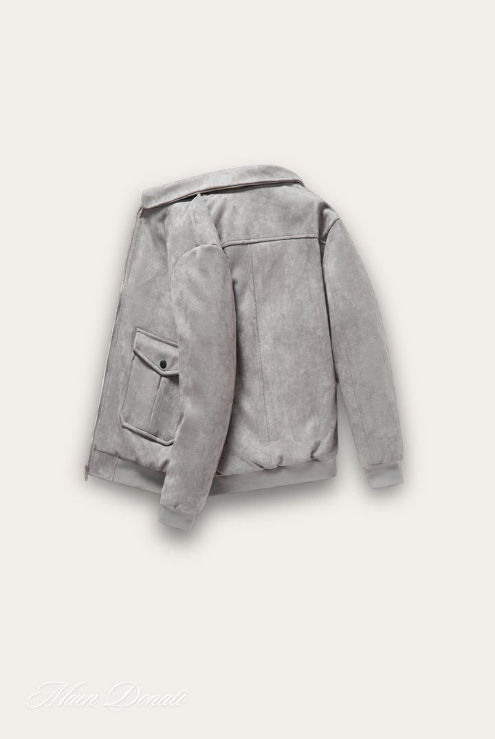 Trendy Grey Men's Jacket – Matteo-M-State of Style