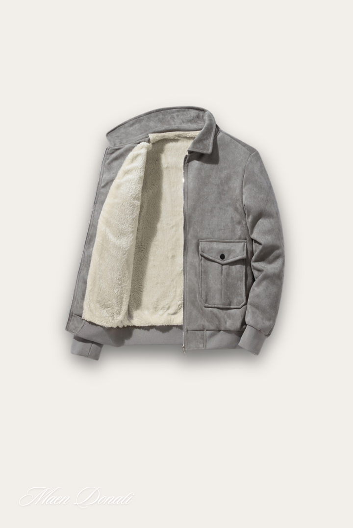 Trendy Grey Men's Jacket – Matteo-M-State of Style