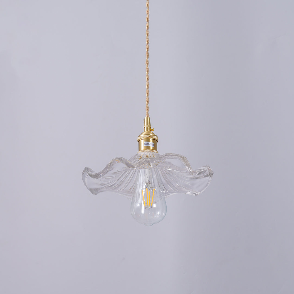Trendy Hibiscus Flower Pendant Lamp - FlowerLite-Green-D23cm*H12cm-State of Style