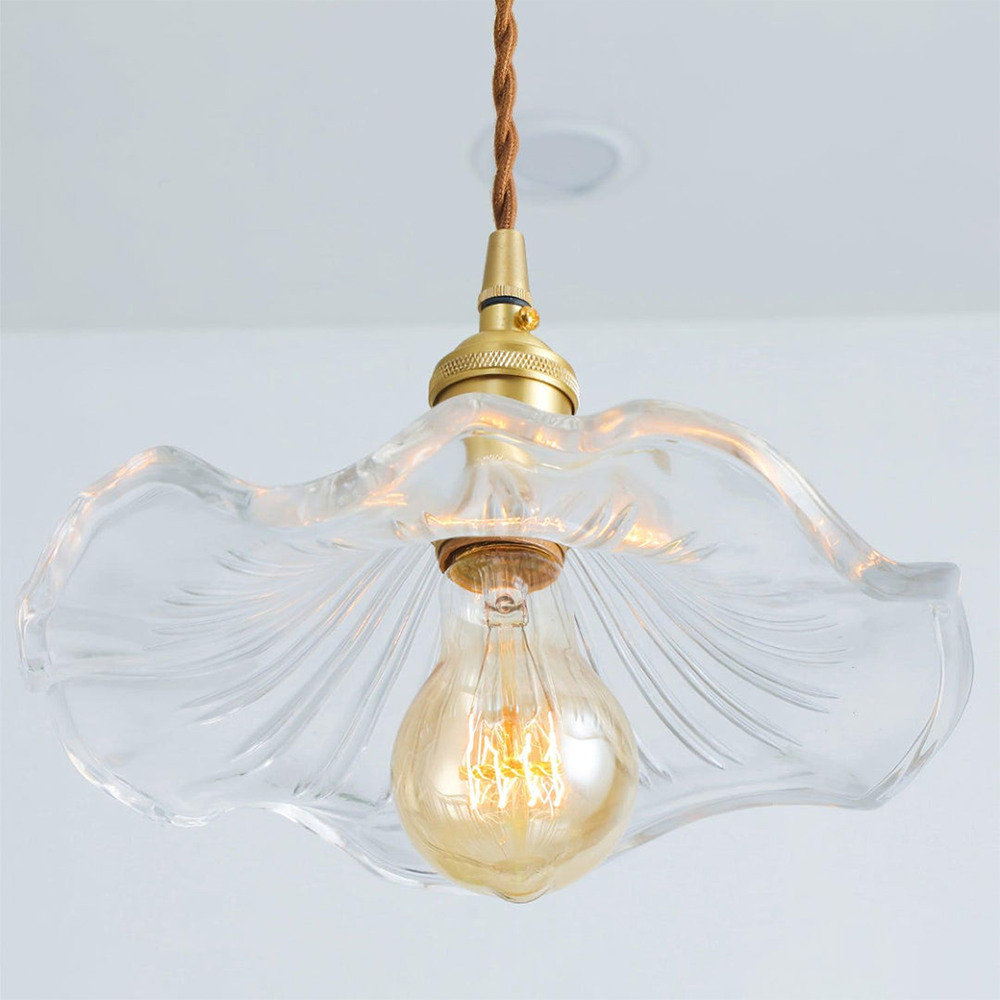 Trendy Hibiscus Flower Pendant Lamp - FlowerLite-Green-D23cm*H12cm-State of Style