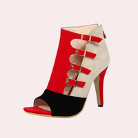 Trendy High Heeled Sandals for Women - Selene-Red-3-State of Style