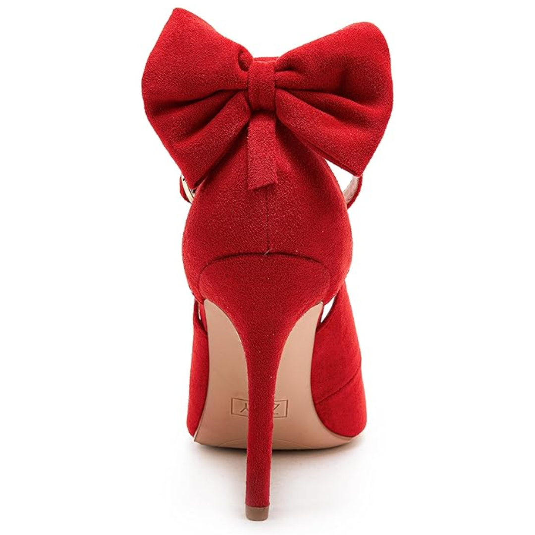 Trendy High Heels with Bow - Hailey-Black-3-State of Style