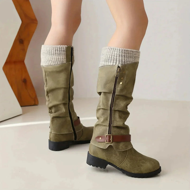 Trendy High Women's Boots - Isabella-Black-5-State of Style