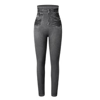 Trendy Jeans Legging - Stella-Grey-S-M-State of Style