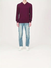 Trendy Knitted Crew Neck Jumper – Dante-Black-S-State of Style