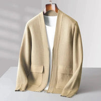 Trendy Knitted Men's Vest - Noah-Beige-S-State of Style
