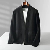 Trendy Knitted Men’s Vest - Noah-Black-S-State of Style