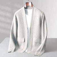 Trendy Knitted Men's Vest - Noah-White-S-State of Style
