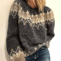 Trendy Knitted Sweater for Women - Sophie-Black-S-State of Style