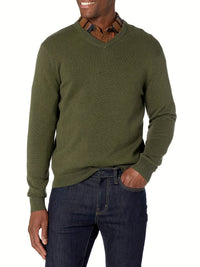 Trendy Knitted Sweater with Round Neck - Dante-Green-S-State of Style