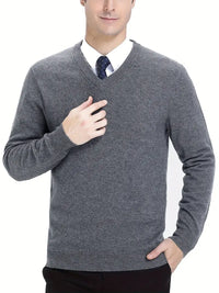 Trendy Knitted Sweater with Round Neck - Dante-Grey-S-State of Style