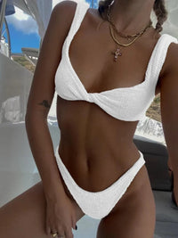 Trendy ladies' bikini in two pieces – Collette-White-S-State of Style