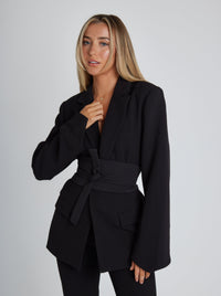 Trendy Ladies Blazer - Nora-S-Black-State of Style