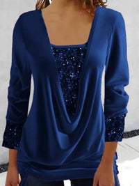 Trendy Ladies Blouse – Elin-Blue-S-State of Style