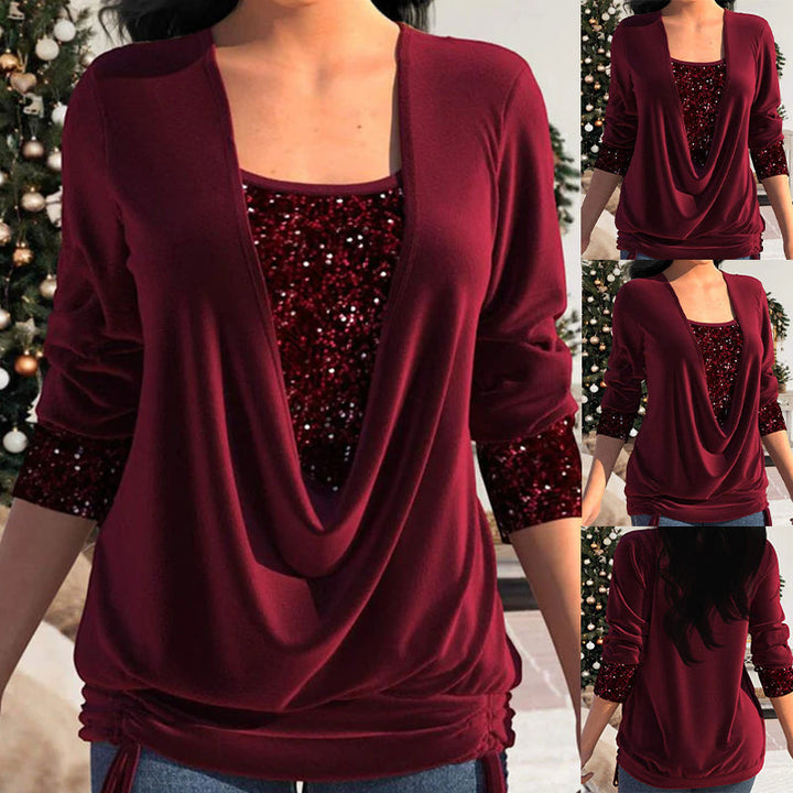 Trendy Ladies Blouse – Elin-Red-S-State of Style