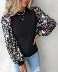 Trendy Ladies' Blouse with Colourful Balloon Sleeves - Lorena-S-State of Style