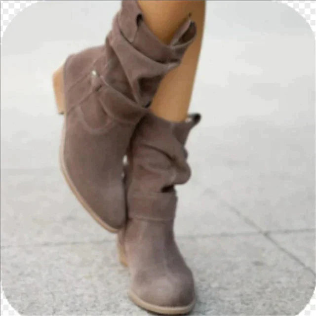 Trendy Ladies Boots - Luna-Dark Grey-3.5-State of Style