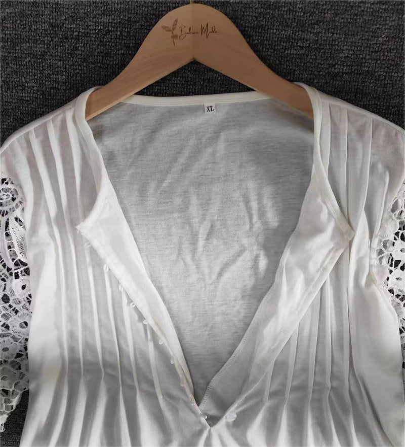 Trendy Ladies Long Sleeve in Solid Colour - AutumnGrace-S-State of Style